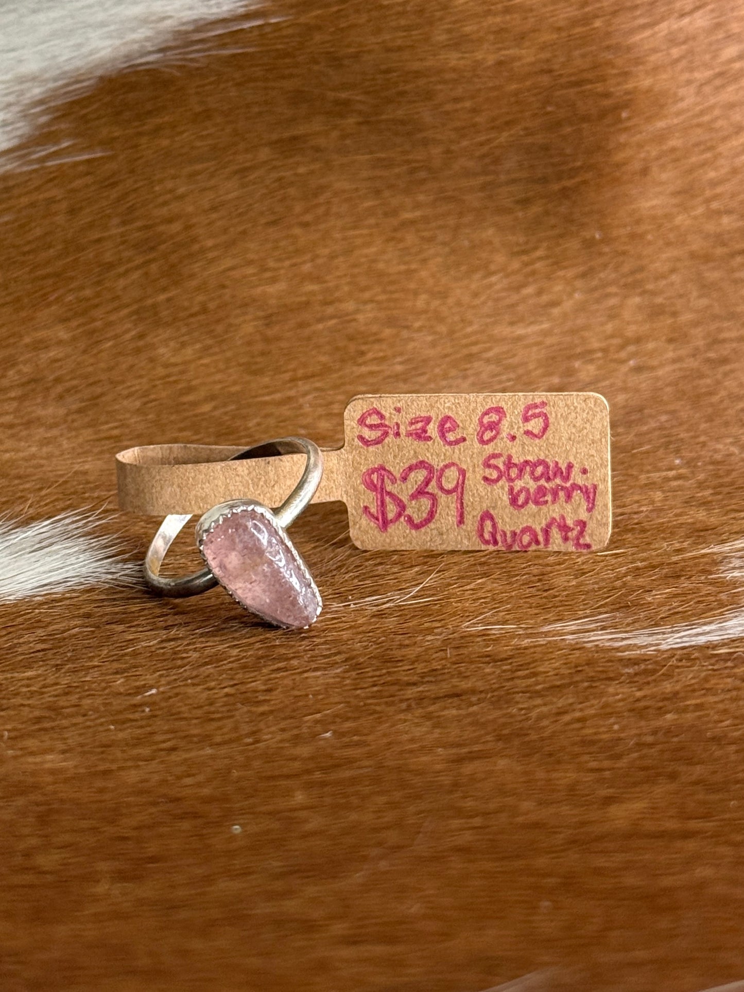 Strawberry Quarts Ring