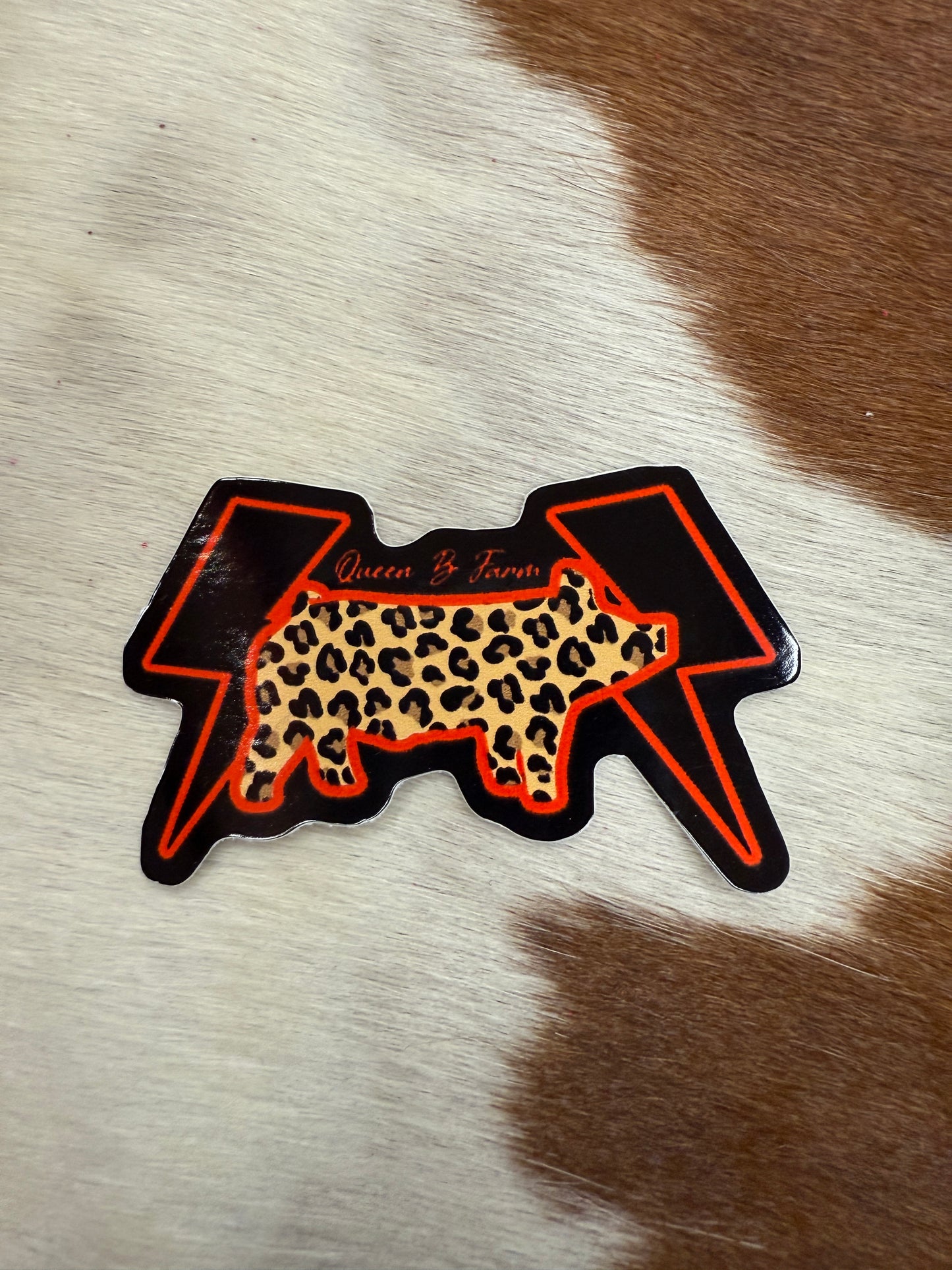 Cheetah Pig Sticker