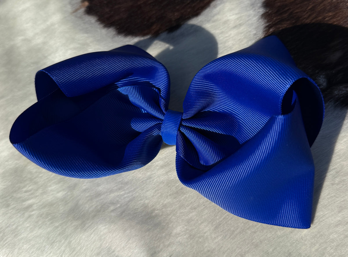 Royal Blue Jumbo Hairbow