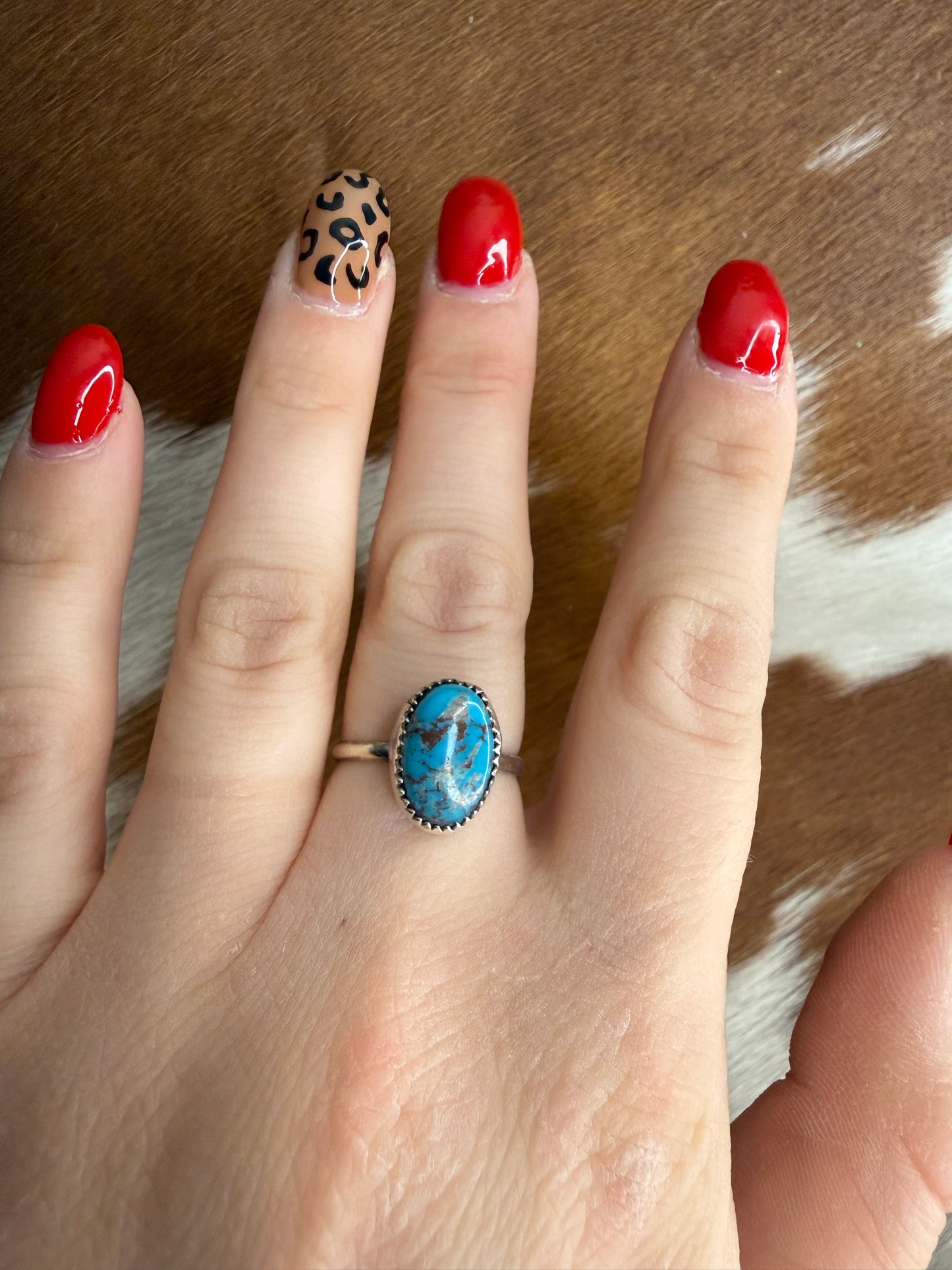 Genuine Campitos Turquoise Ring