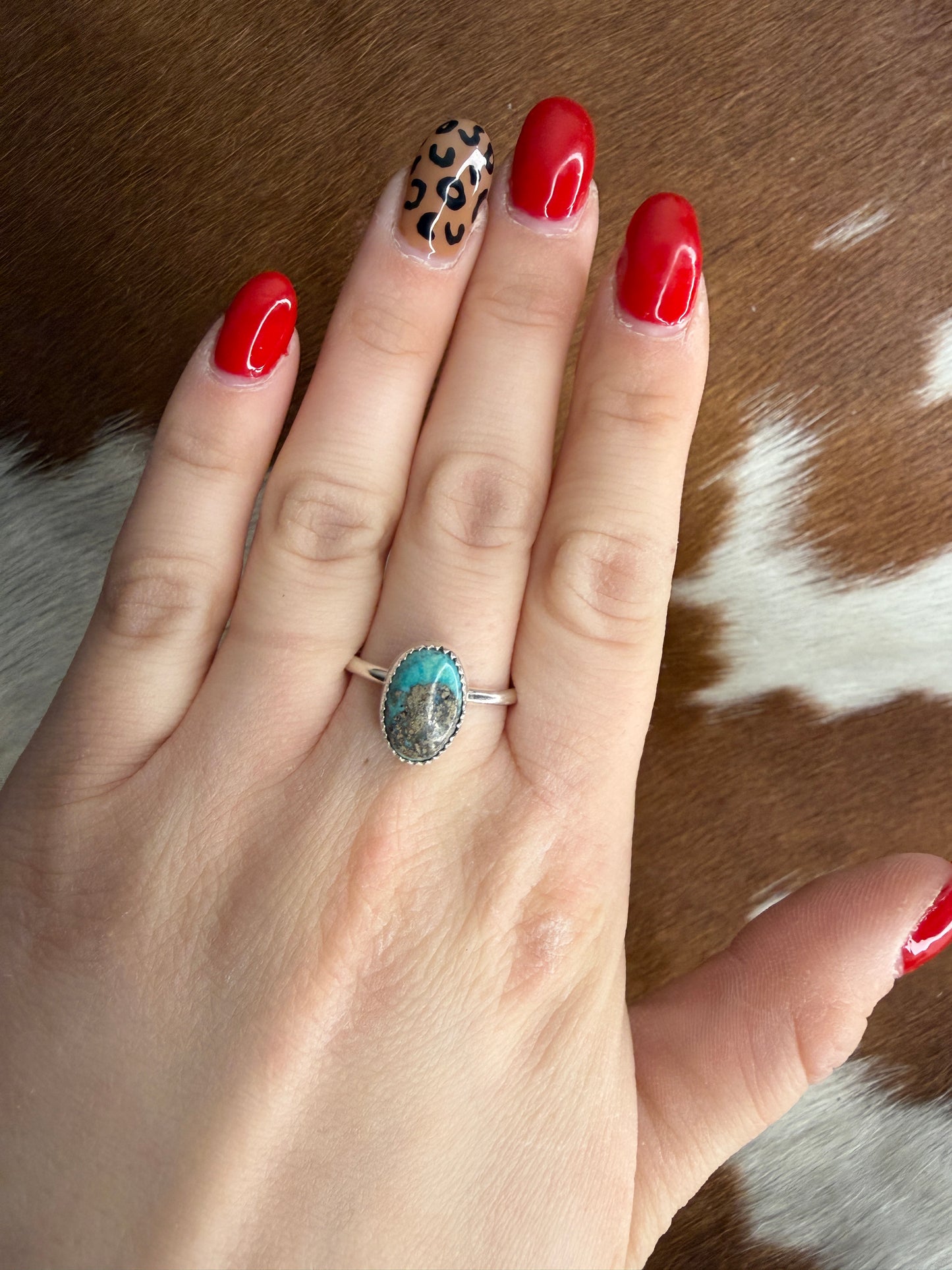 Genuine Campitos Turquoise Ring