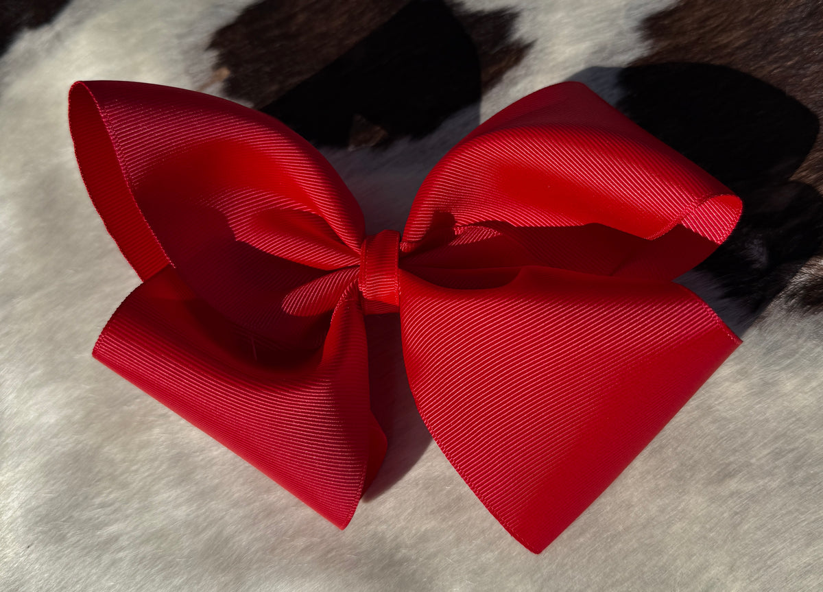 Red Jumbo Hairbow