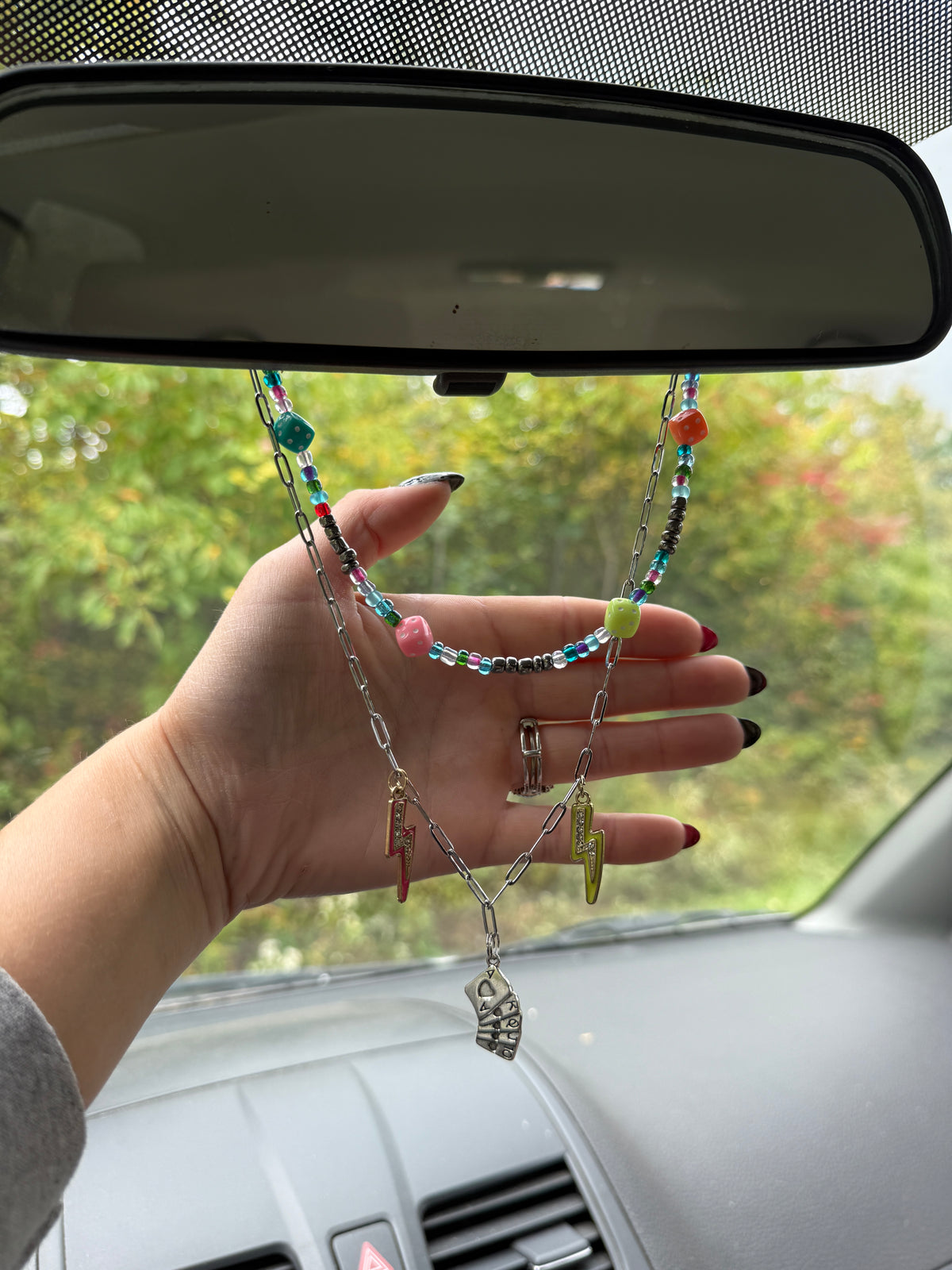 Vegas Baby Mirror Charm
