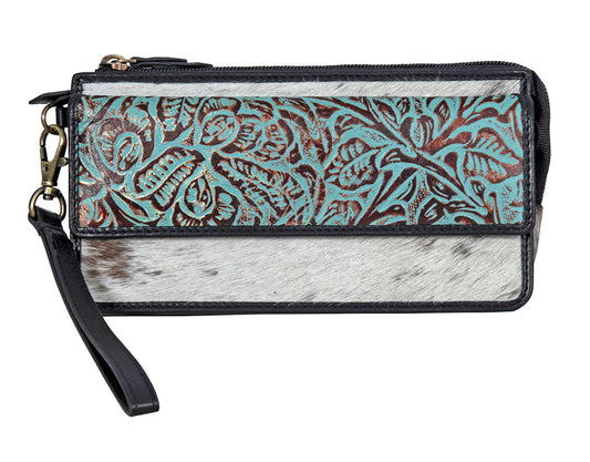 Kettle Hill Hand-Tooled Banded Wallet