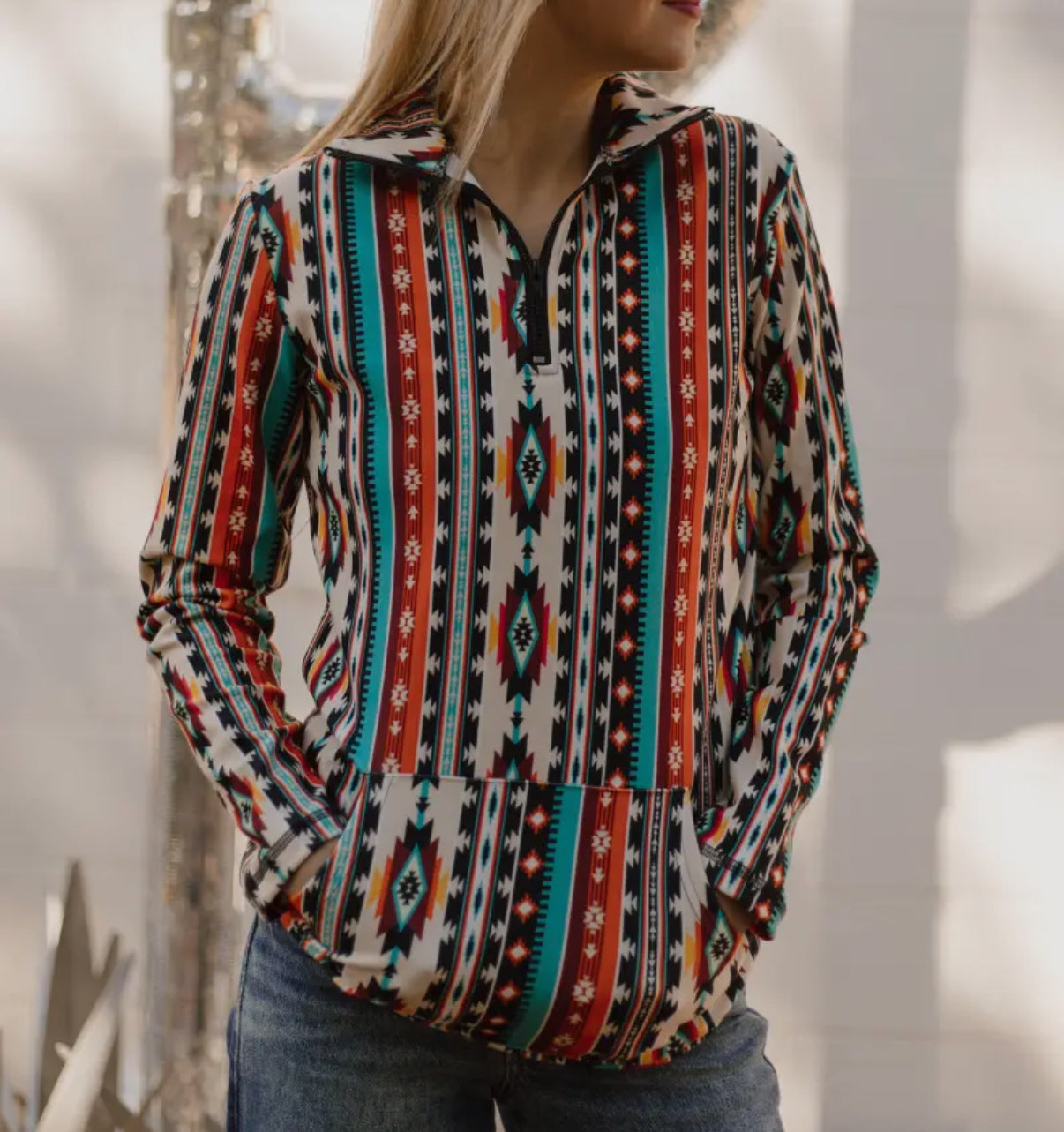 Sunburst Stampede Pullover