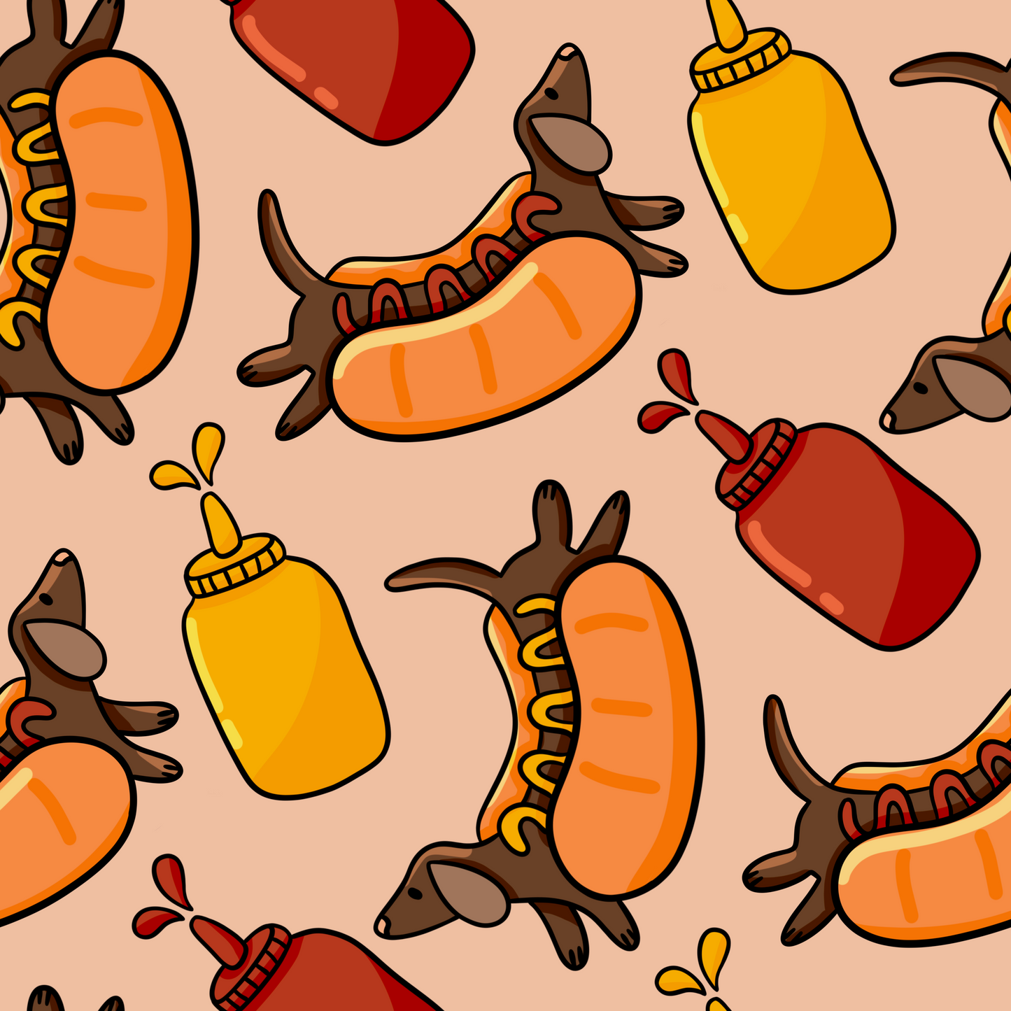 Hot Diggity Dawg Tail Bag