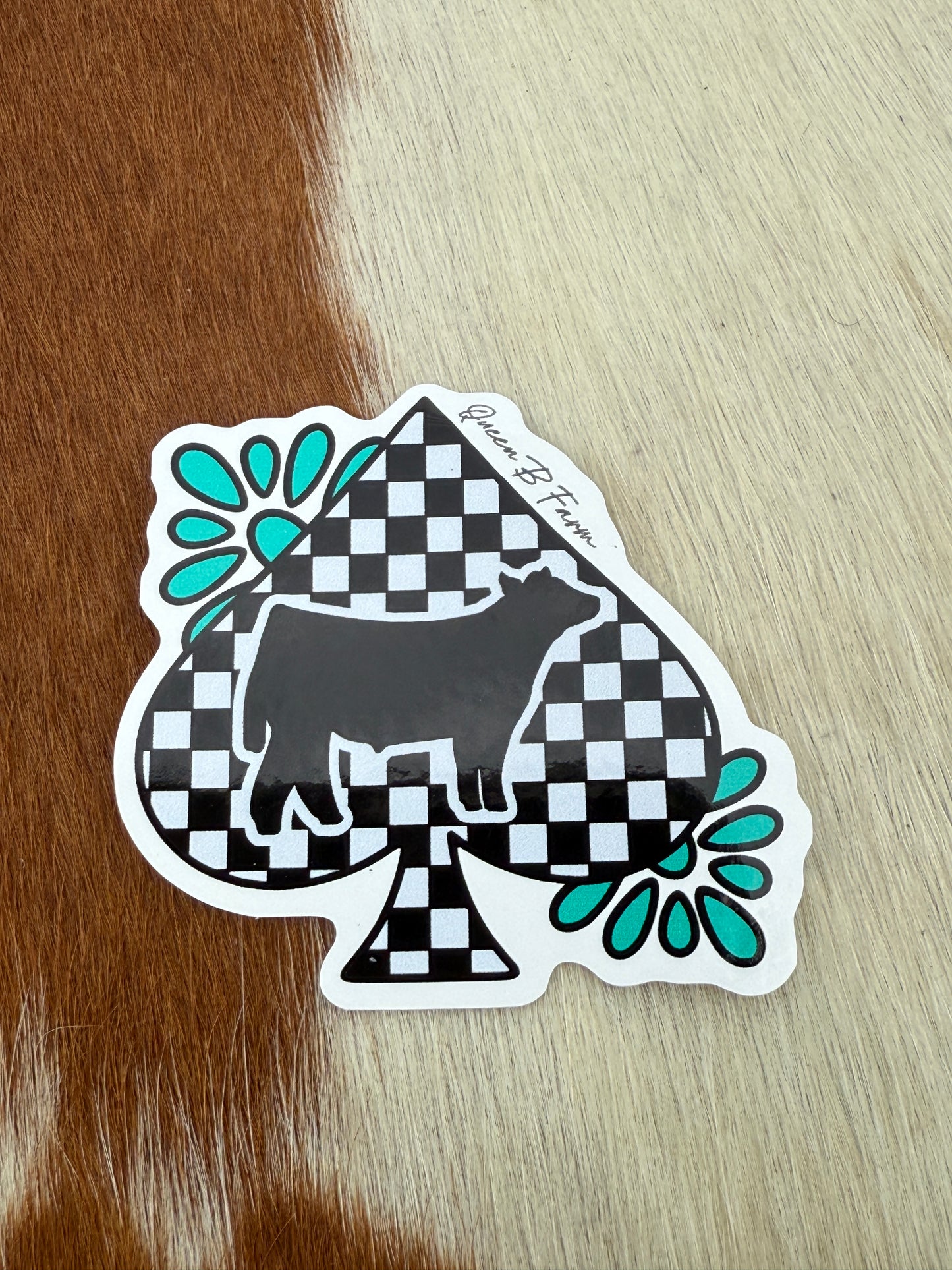 Steer Spade Sticker