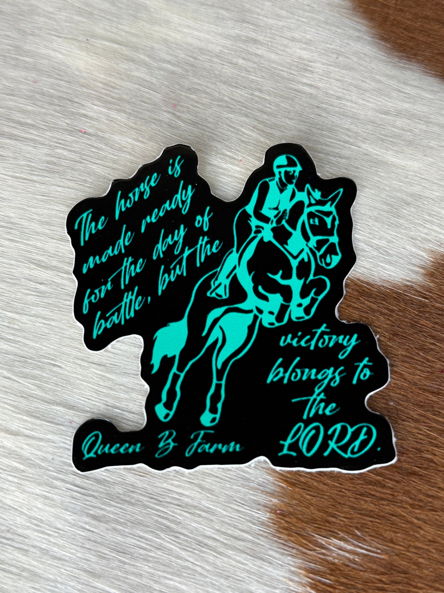 Proverbs 21:31 Jumper Sticker