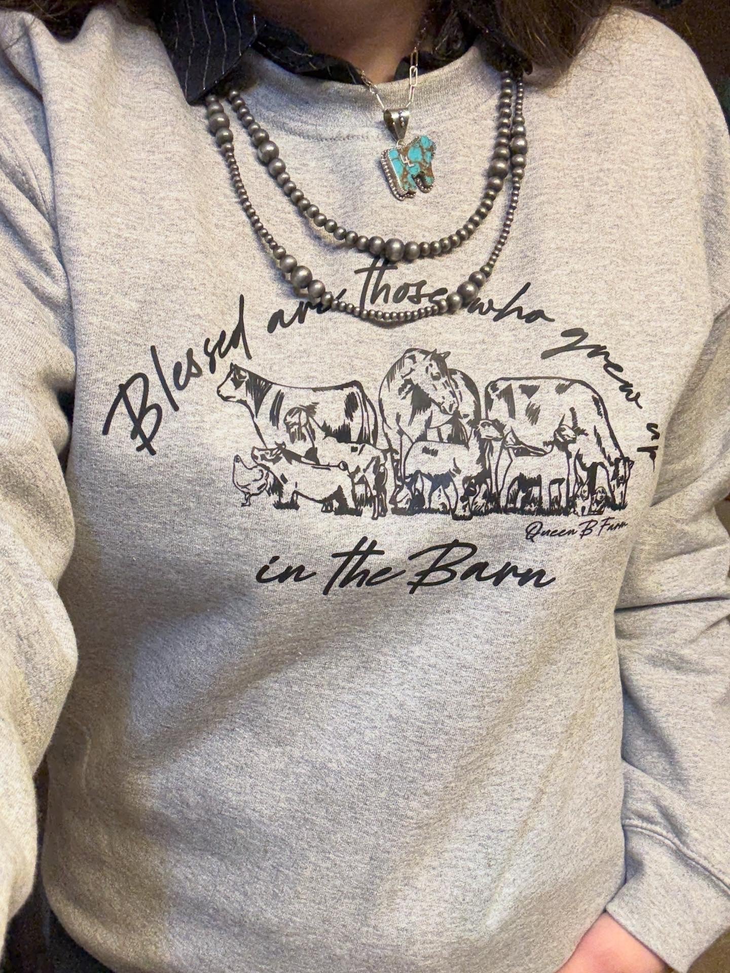 Blessed in the Barn Pullover